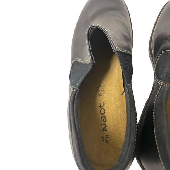 Naot Director Mens Slip On Shoes Size EU 44 US 11 Black Raven Leather NWOB main image 6